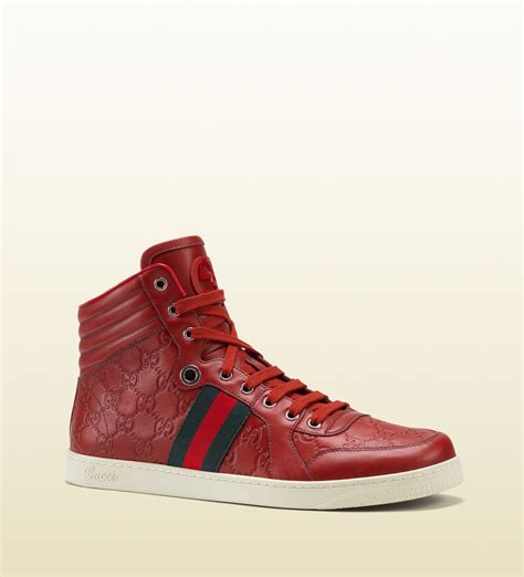 gucci ultrapace sneaker|gucci red high top sneakers.